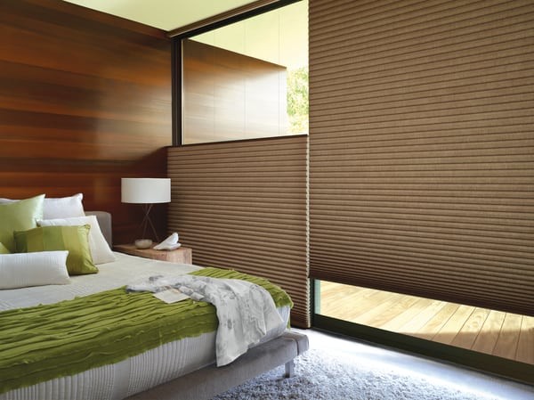 Top-down/bottom-up shades, Roman shades, Hunter Douglas Duette® Honeycomb Shades near Honolulu, Hawaii (HI)