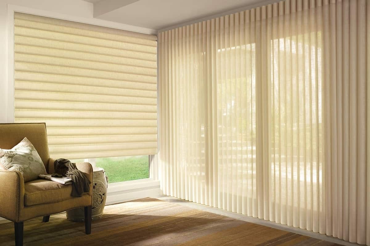 Window treatment opacities defined, Hunter Douglas, Vignette® Modern Roman Shades, near Honolulu, Hawaii (HI)